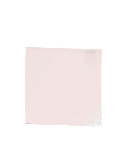 Soeur Pink Hinaya Floral-Detail Scarf
