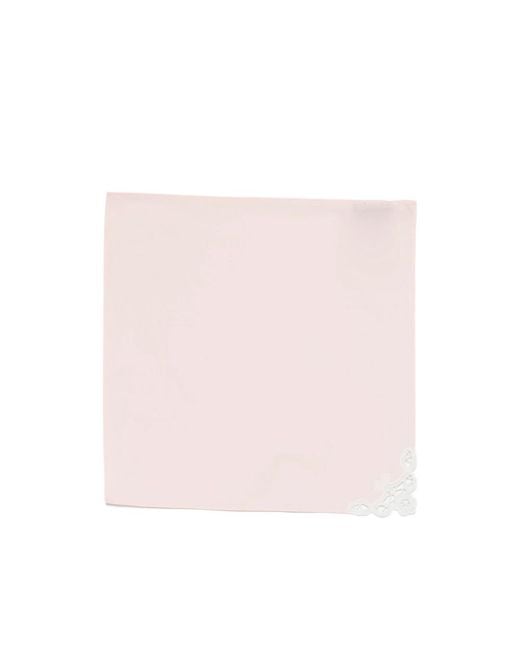 Soeur Pink Hinaya Floral-Detail Scarf