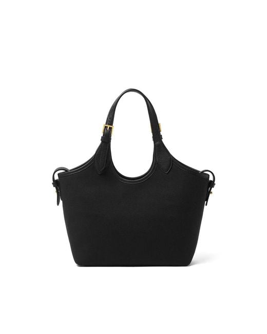 Versace Black La Medusa Canvas Mini Tote