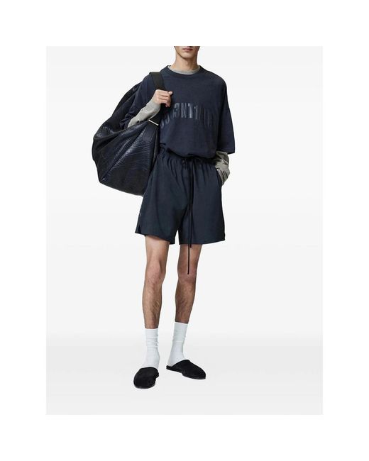 Fear Of God Black T-Shirt Round Neck for men