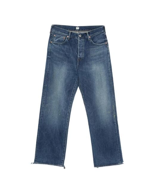 Chimala Blue Frayed Jeans for men