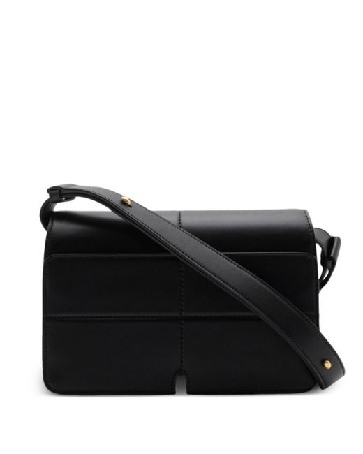 Burberry Black Snip Leather Crossbody Bag
