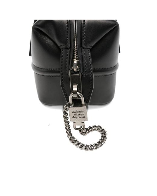 Enfants Riches Deprimes Black Logo-Embossed Tote Bag