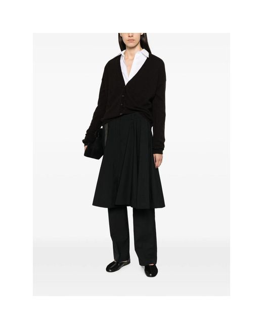 Lisa Yang Black Abby V-Neck Cardigan