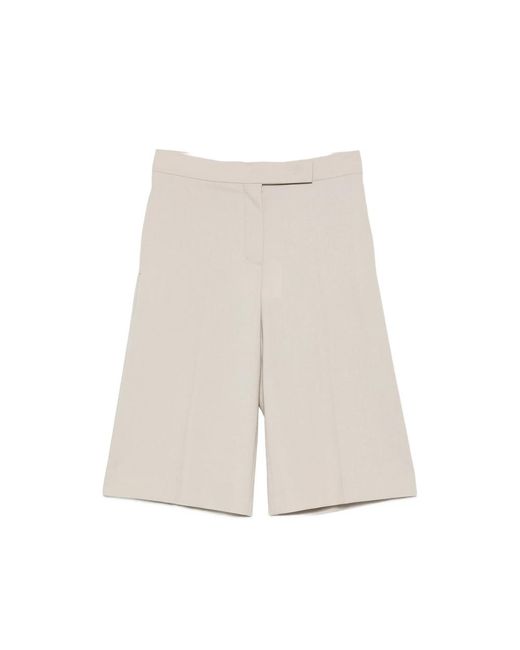 Max Mara Natural Neutrals Shorts