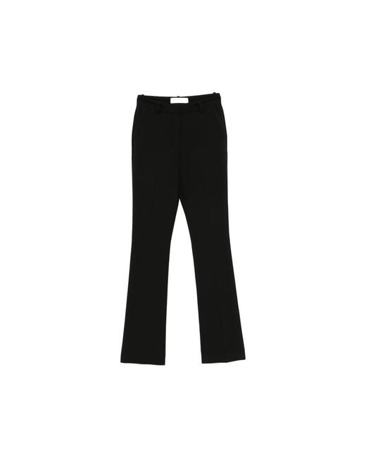 IRO Black Mid-Rise Tailored Trousers