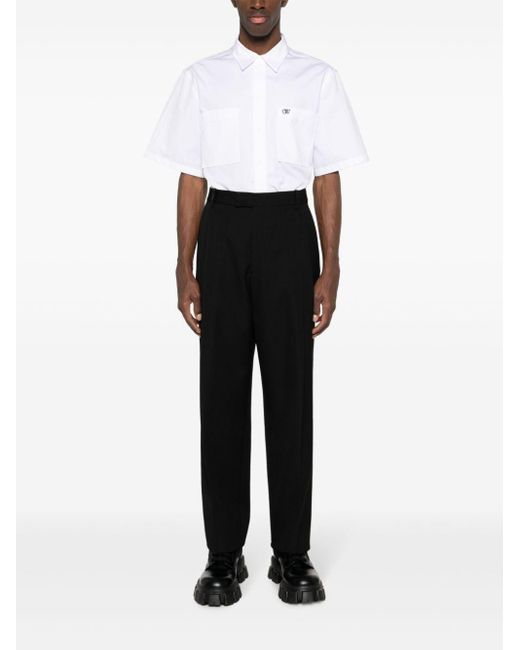 Off-White c/o Virgil Abloh Black Off- Drywo Smoking Trousers for men