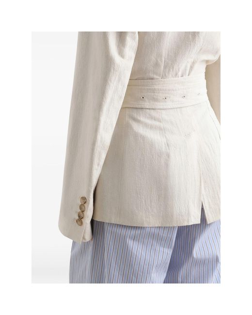 Dolce & Gabbana Natural Dolce & Gabbana Neutrals Jackets