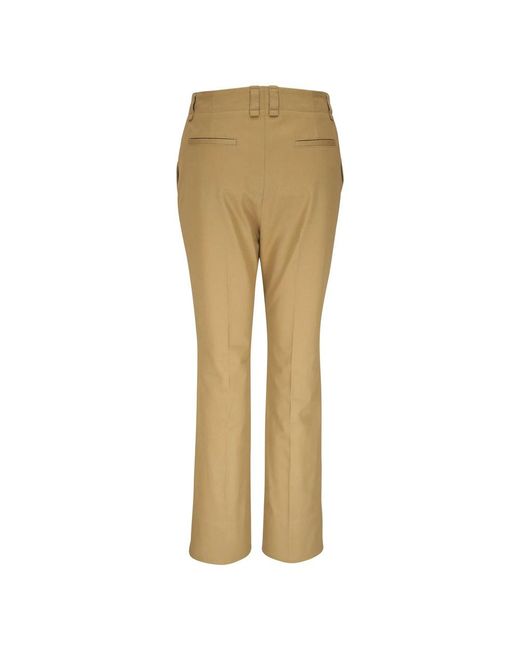 Saint Laurent Natural Neutrals Trousers