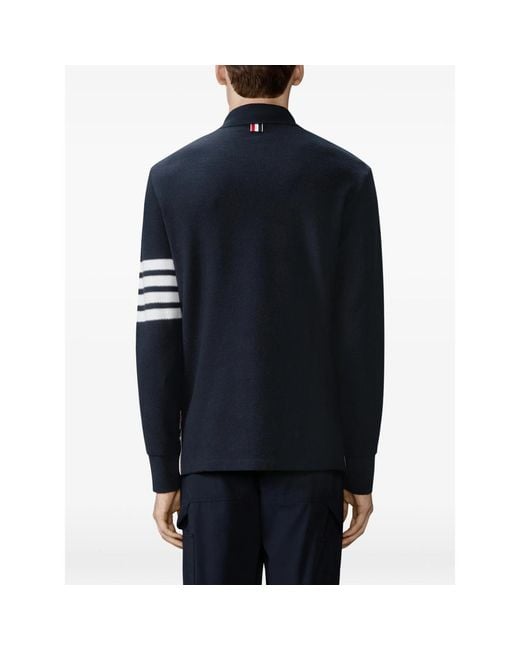 Thom Browne Blue Polo Shirts for men