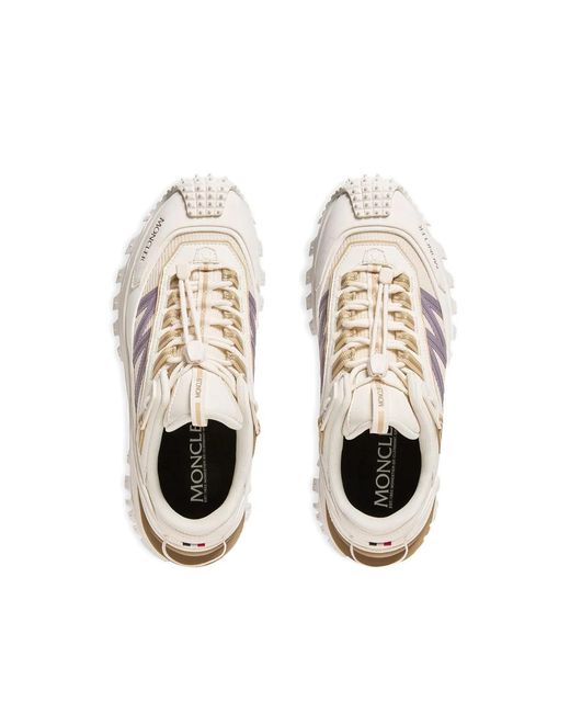Moncler Natural Logo Detail Trainers