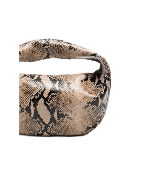 Khaite Metallic Tote Bag Calf Leather/Suede