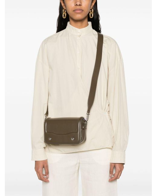 Lemaire Gray Mini Ransel Leather Crossbody Bag
