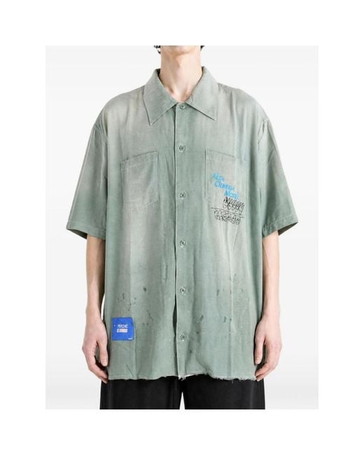 Paly Hollywood Green Paly Shirts for men