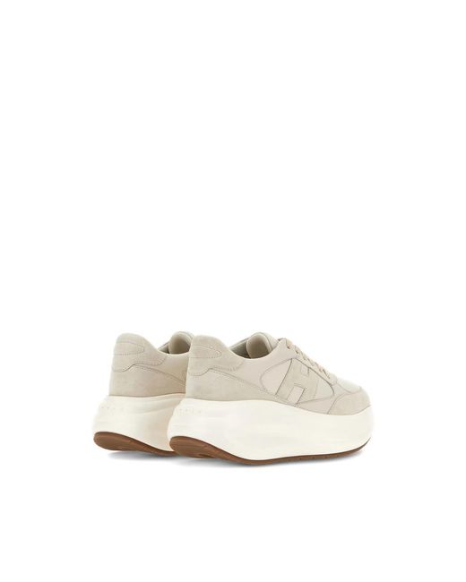 Hogan White Sneakers Neutral