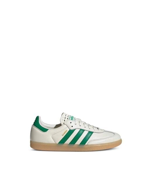Adidas Green Samba Og Sneakers for men