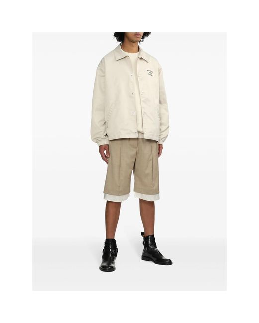 Drole de Monsieur White Buttoned Jacket for men