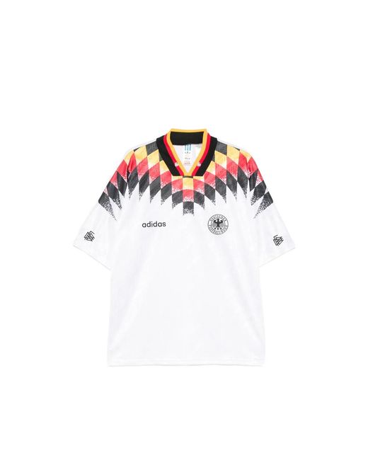 Adidas White T-Shirt V-Neck for men