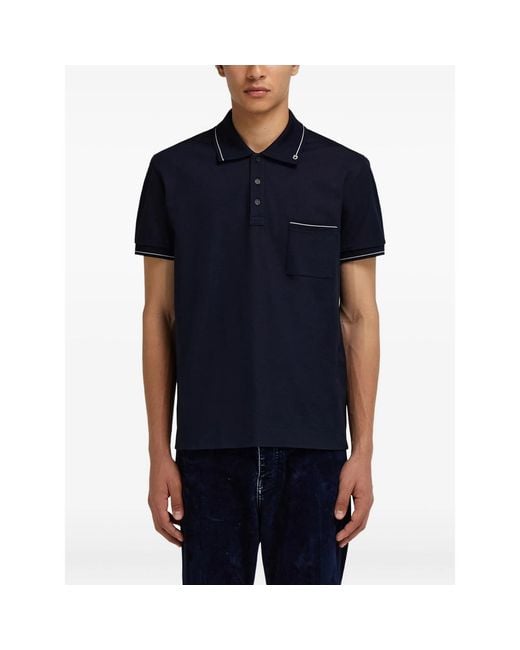 Ferragamo Blue Polo Shirts for men