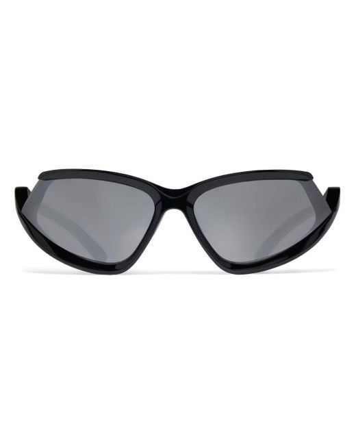 Balenciaga Black Side Xpander Cat Sunglasses