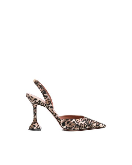AMINA MUADDI Metallic Slingback Heels Holli Sling 95