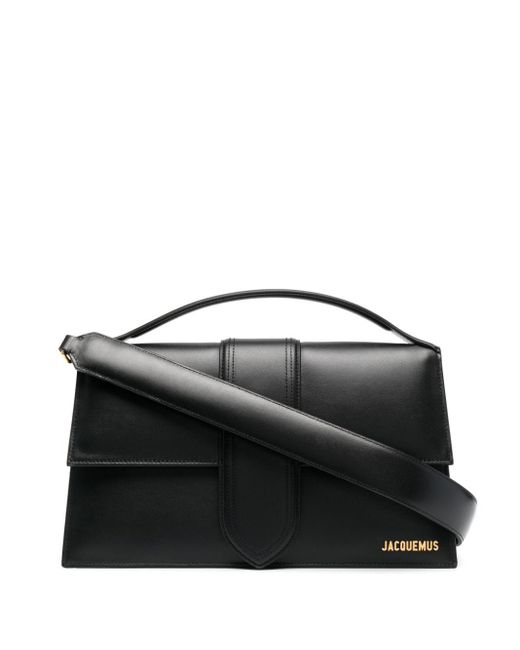 Jacquemus Leather Le Bambinou Tote Bag in Black | Lyst