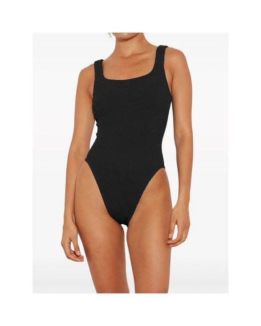 Hunza G Black Swimsuits