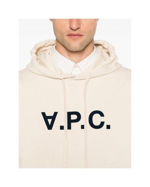 A.P.C. White Neutrals Sweaters & Knitwear for men