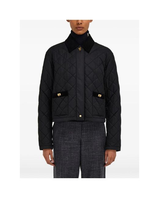 Ferragamo Black Padded Blouson