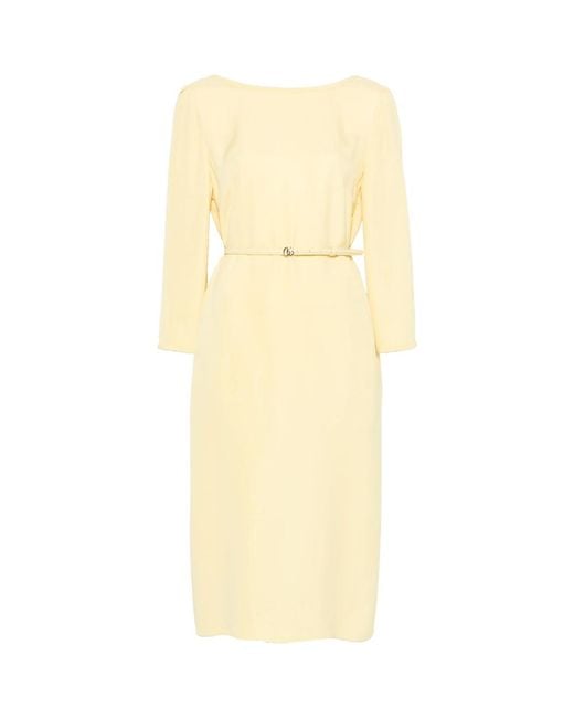 Gucci Yellow Dresses