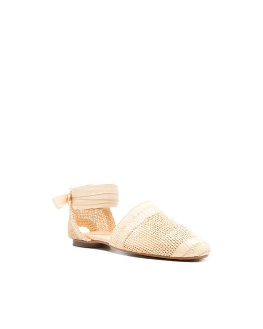 Castaner Natural Tie Woven Espadrilles