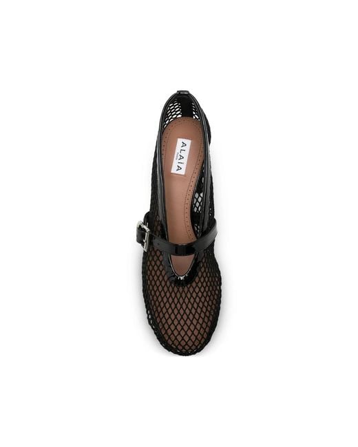 Alaïa Black Net Pumps