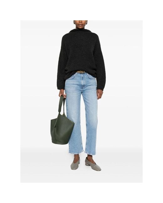 Citizens of Humanity Blue Straight-Leg Jeans