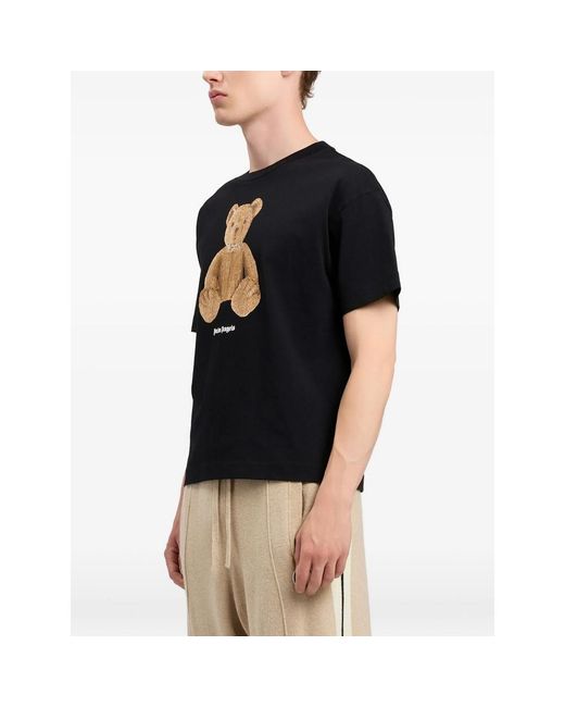 Palm Angels Blue T-Shirts & Vests for men