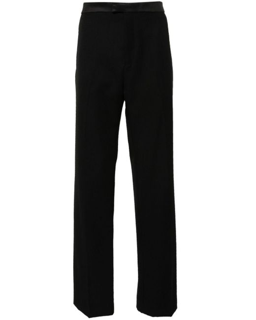 Jacquemus Black Jacquemus In Melo Straight Trousers for men