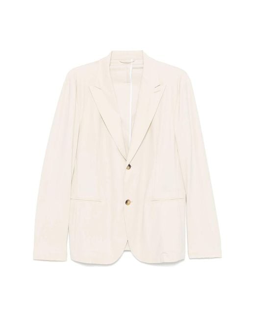 Eraldo Natural Peak-Lapels Blazer for men