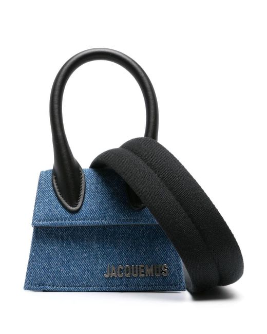 Jacquemus Blue Le Chiquito Homme Denim Mini Bag for men