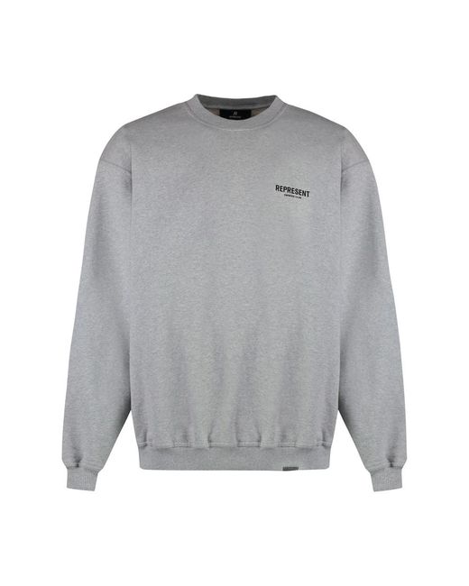 Represent Gray Sweatshirt Mélange for men