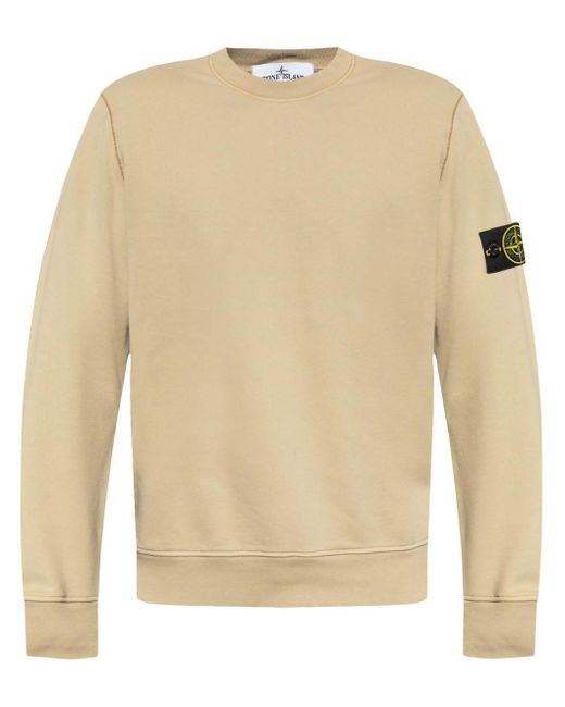 Stone Island Natural Logo-Patch Sweater for men