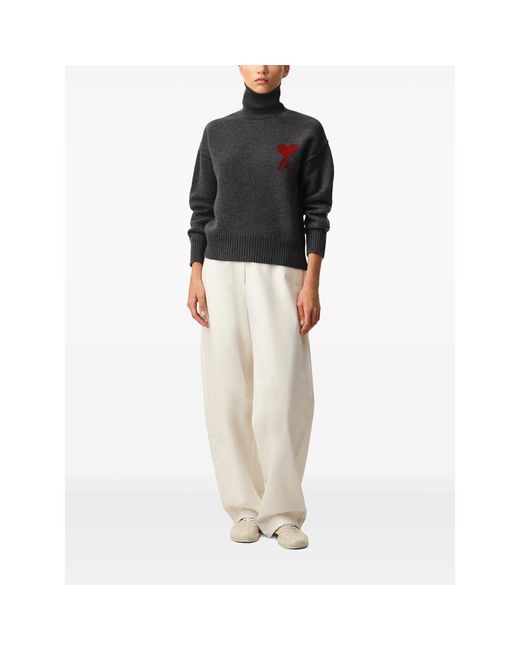 AMI Gray Sweaters & Knitwear for men