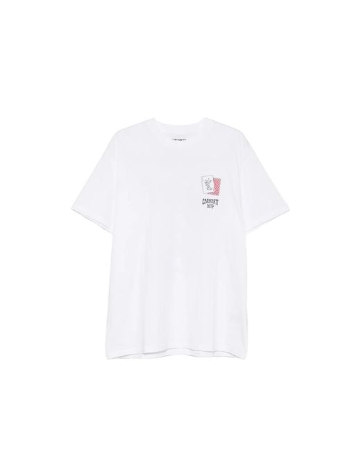 Carhartt White T-Shirt I036895 02Xx for men