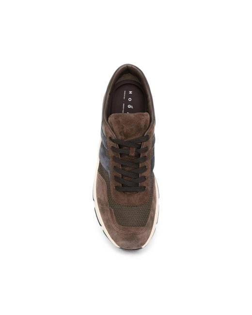 Hogan Multicolor Logo-Patch Sneakers for men