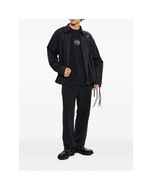Vetements Black Logo-Print T-Shirt for men