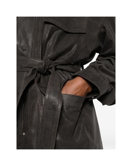 Cassell Gray Sahariana Belted Jacket