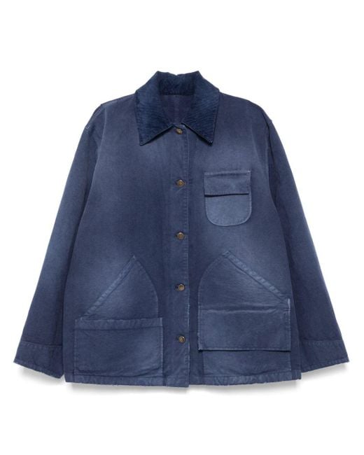 Prada Blue Canvas Jacket