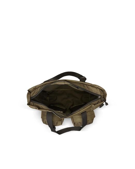The North Face Green Logo-Patch Backpack for men