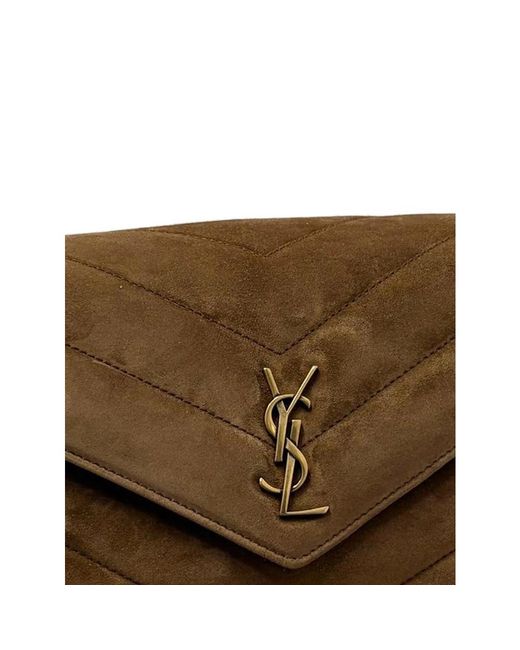 Saint Laurent Brown Loulou Toy Cross Body
