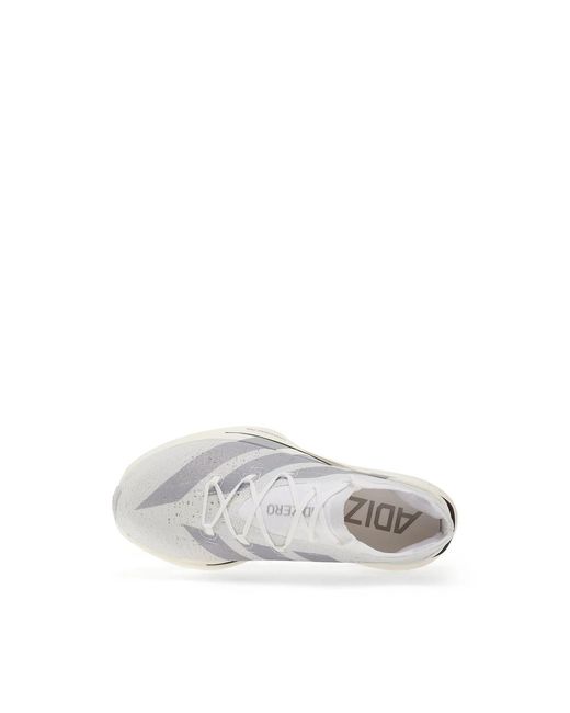 Adidas White Adizero Prime X3 Strung Sneakers for men