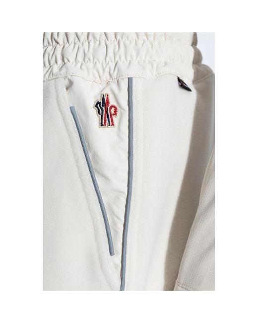 Moncler White Polartec Track Pants