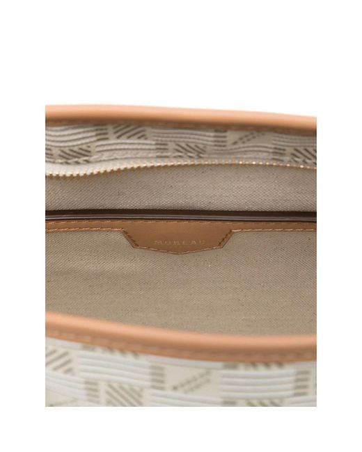Moreau White Saint Tropez Pm Tote Bag